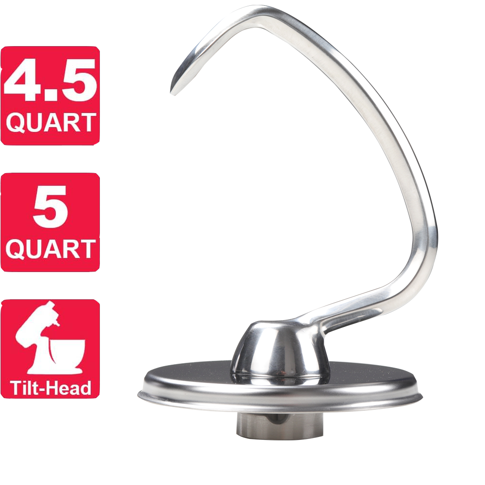Commercial Kitchen Aid Mixer - ตะขอแขวนแป้งสแตนเลสสำหรับห้องครัวเครื่องผสม4.5QT และ5QT เครื่องผสมแป้งสำหรับเครื่องครัว