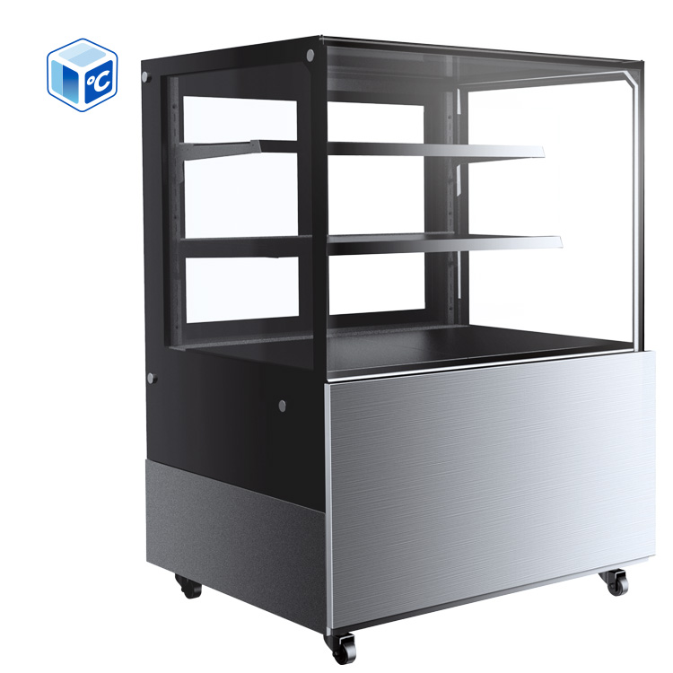Refrigerated Display Case - ตู้แช่เค้กเชิงพาณิชย์ BJD-173 ขนาด 1200x675x1215 มม. ระบบทำความเย็นด้วยพัดลม