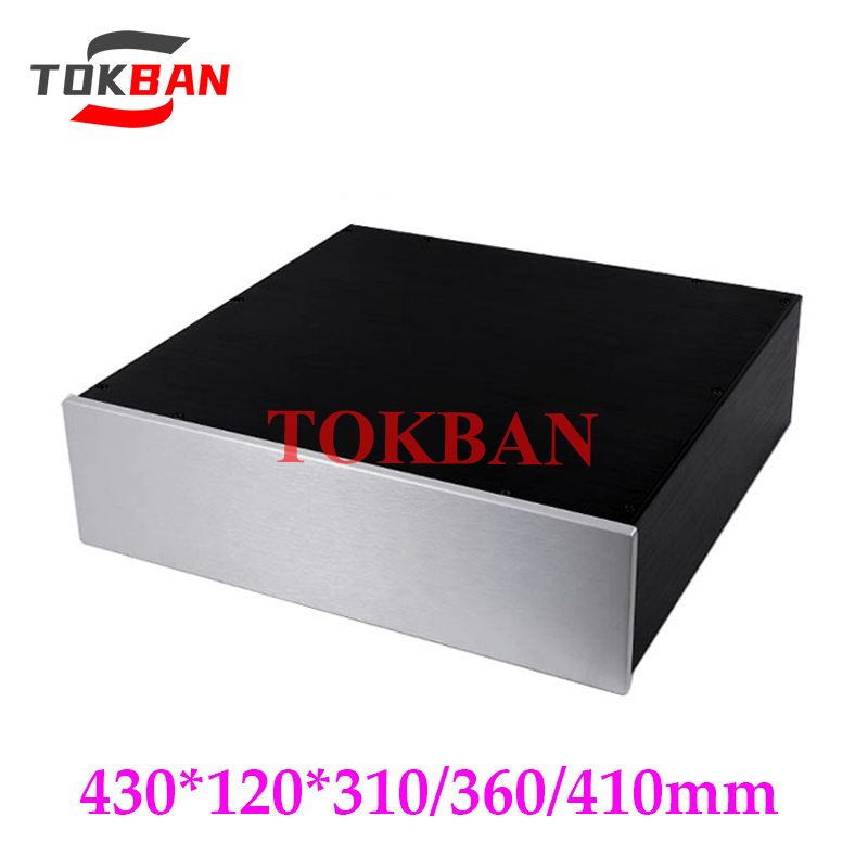 Refrigerated Display Case - Tokban Audio 4312 430*120*310/360/410 มม.อลูมิเนียมHIFI PreamplifierแชสซีEnclosure