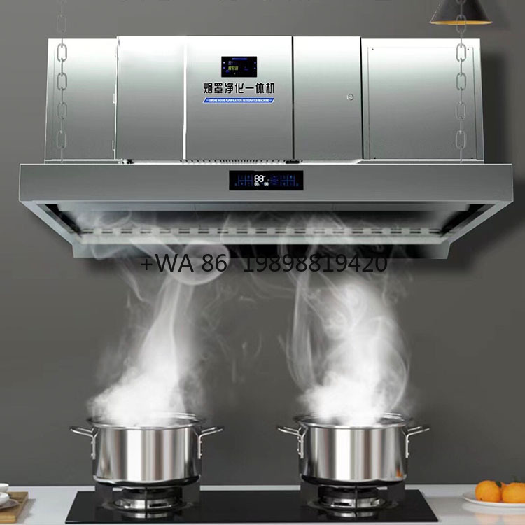 Commercial Kitchen Vent Hood - เครื่องดูดควันสำหรับร้านอาหาร โรงแรม ครัว ระบบดูดควันเชิงพาณิชย์ ทำจากสแตนเลส สำหรับเตาทำอาหาร