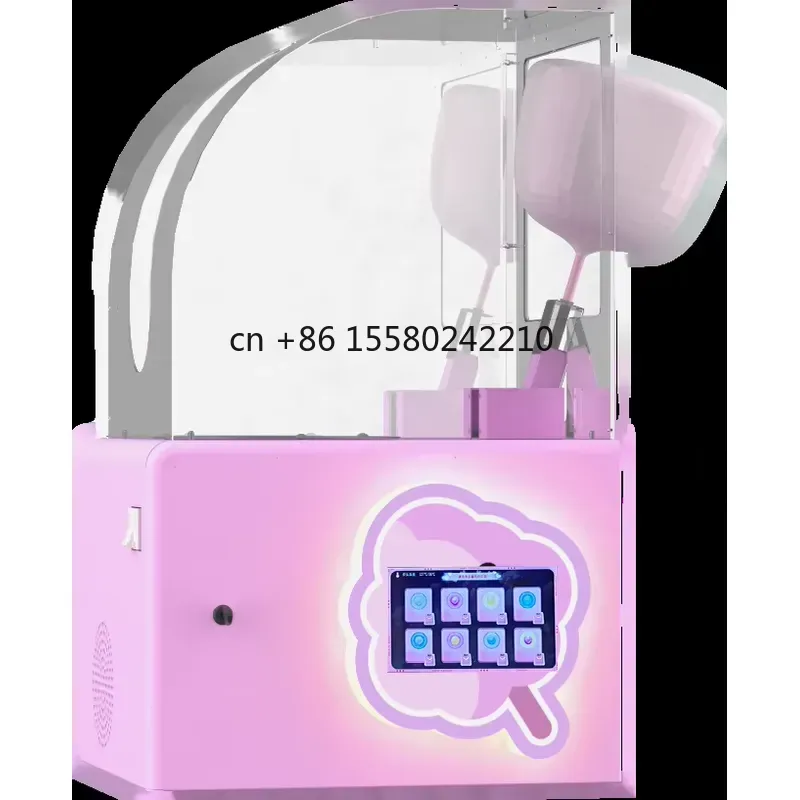 Candy Floss Machine Commercial - เครื่องทำสายไหมกึ่งอัตโนมัติขนาดเล็ก รุ่น 2026 ยอดนิยม เครื่องขายสายไหมอัตโนมัติแบบไร้คนขับ 11