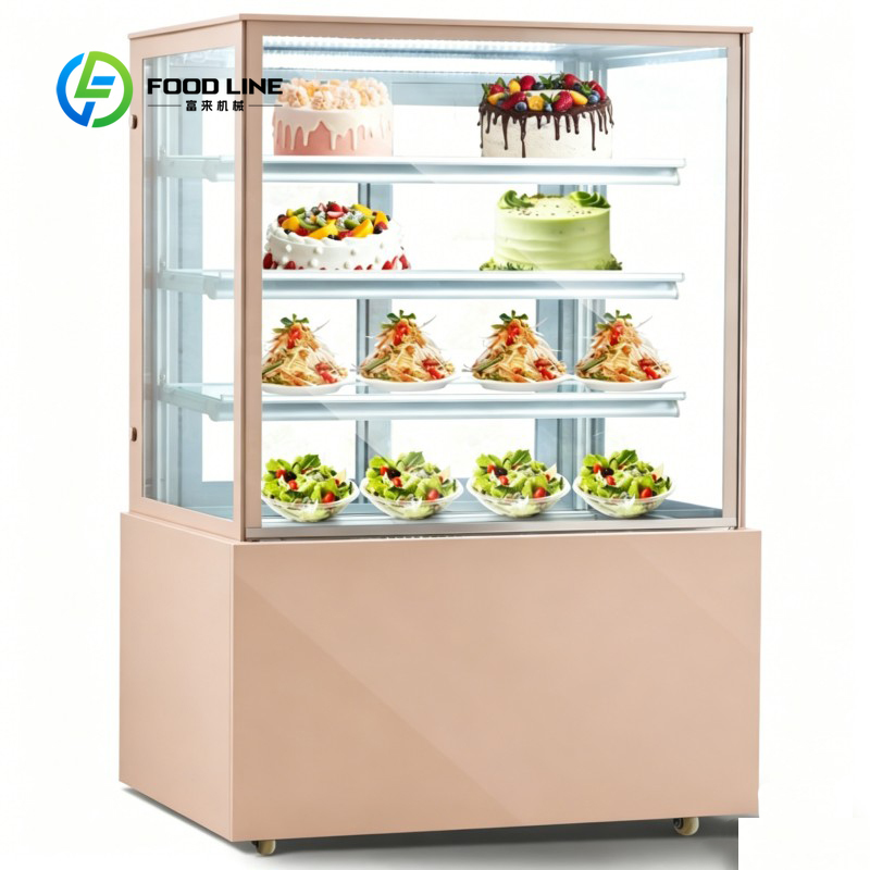 Refrigerated Display Case - ตู้แช่เค้กแบบกระจกสำหรับธุรกิจ ตู้โชว์เค้กแบบแช่เย็น ตู้แช่แข็งแบบตั้งโต๊ะ