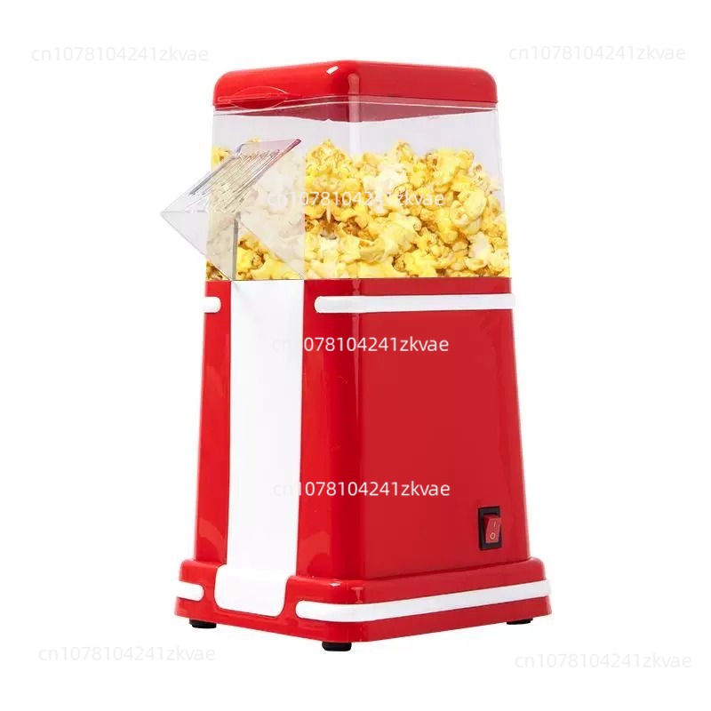 Commercial Popcorn Machine - เครื่องทำป๊อปคอร์นสไตล์โคคา-โคลารุ่นเรโทร - เครื่องทำขนมสำหรับโฮมเธียเตอร์สำหรับคืนดูหนังกับครอบครัว ไอเดียของขวัญสำหรับเด็ก