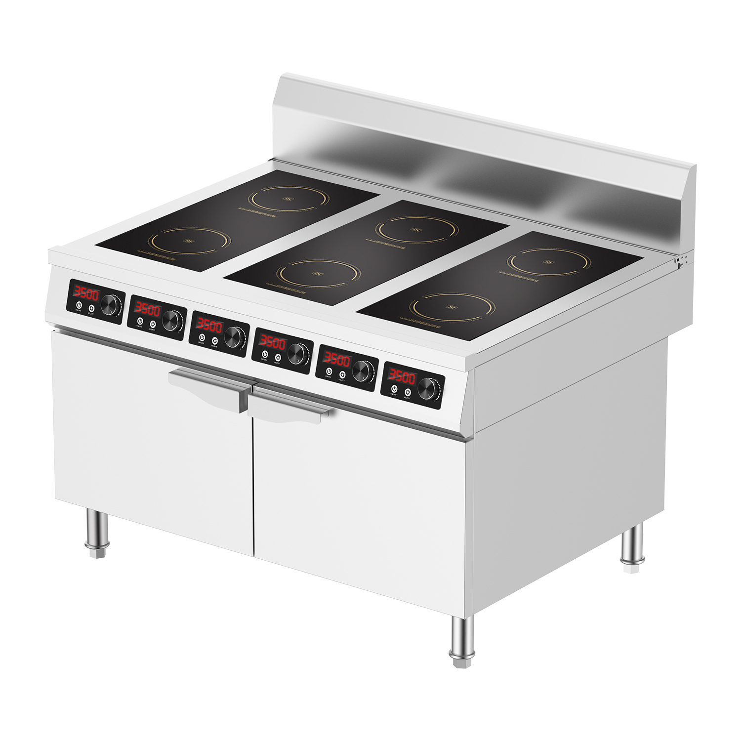 Commercial Kitchen Zones - Six-Eye Commercial KITCHEN 6 หัวโซน 220