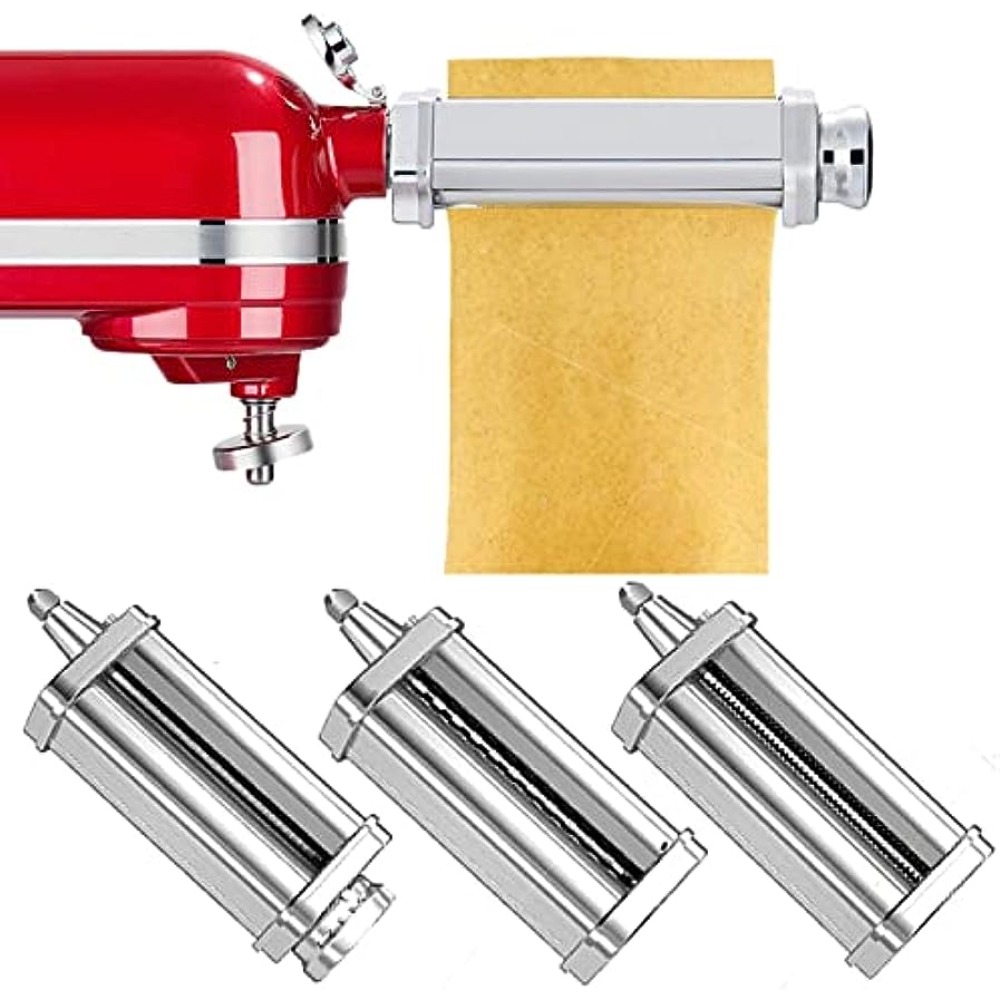Commercial Kitchen Aid Mixer - เครื่องทำพาสต้าสำหรับครัว, เครื่องผสมแป้งพาสต้าสแตนเลส อุปกรณ์เสริมสำหรับทำเส้นก๋วยเตี๋ยว อุปกรณ์ครัว อุปกรณ์เสริม KitchenAid