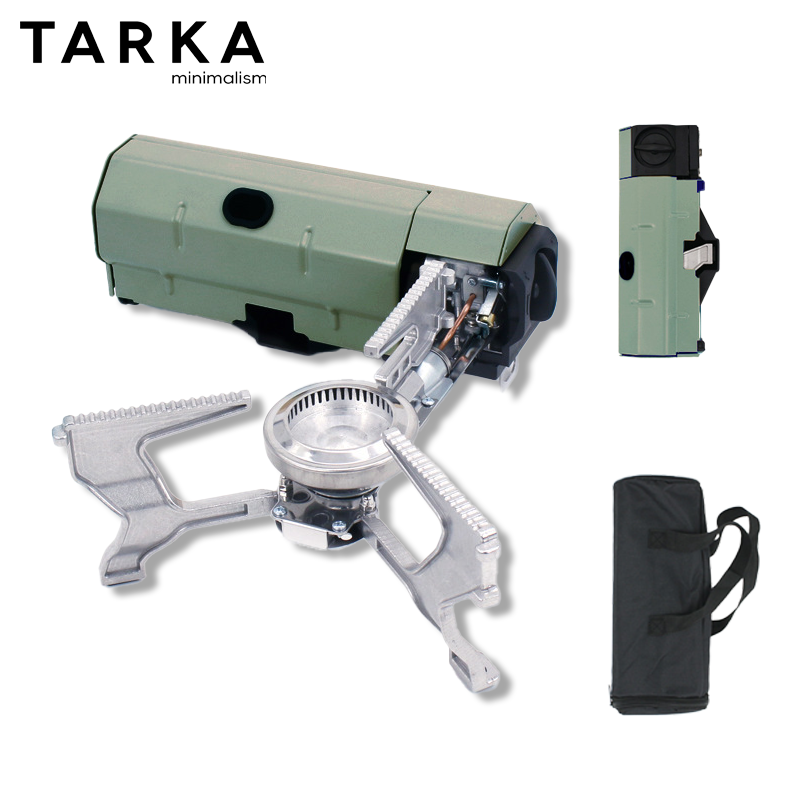Commercial Kitchen Burner - เตาแก๊สพกพาแบบพับได้ TARKA กำลังไฟ 2600 วัตต์ เหมาะสำหรับการตั้งแคมป์