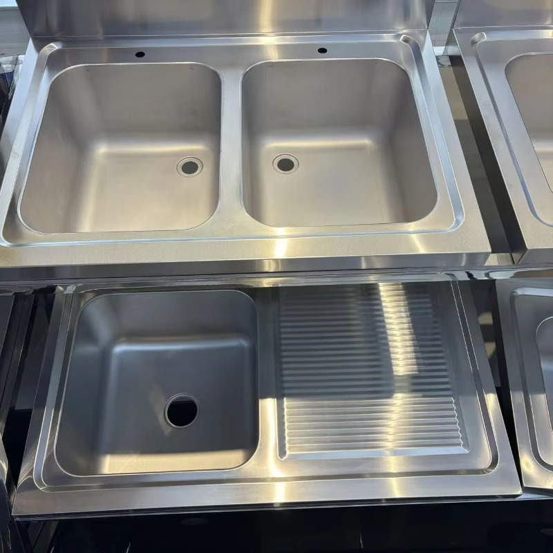 โต๊ะอ่างล้างจานสแตนเลสสามโซนสำ - Commercial Kitchen Zones บทวิจารณ์และราคา