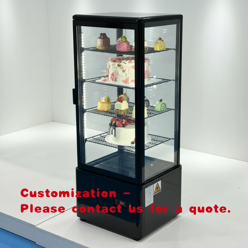 กระจกตั้งตรงแบบกำหนดเอง 360 °  - Refrigerated Display Case บทวิจารณ์และราคา