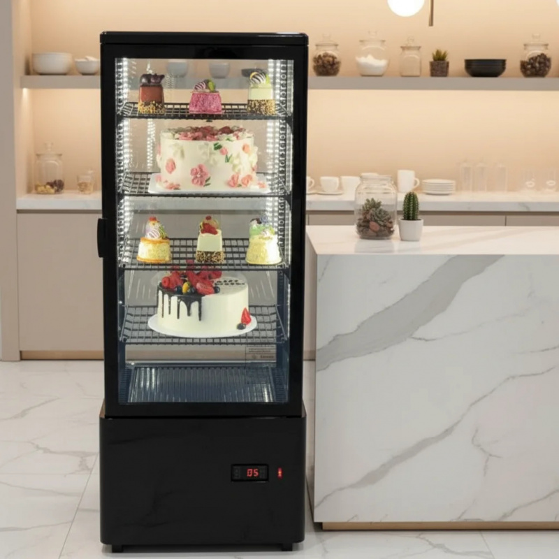 กระจกตั้งตรงแบบกำหนดเอง 360 °  - Refrigerated Display Case บทวิจารณ์และราคา