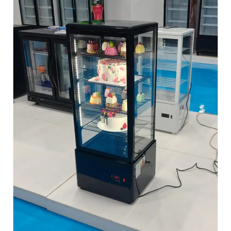 กระจกตั้งตรงแบบกำหนดเอง 360 °  - Refrigerated Display Case บทวิจารณ์และราคา