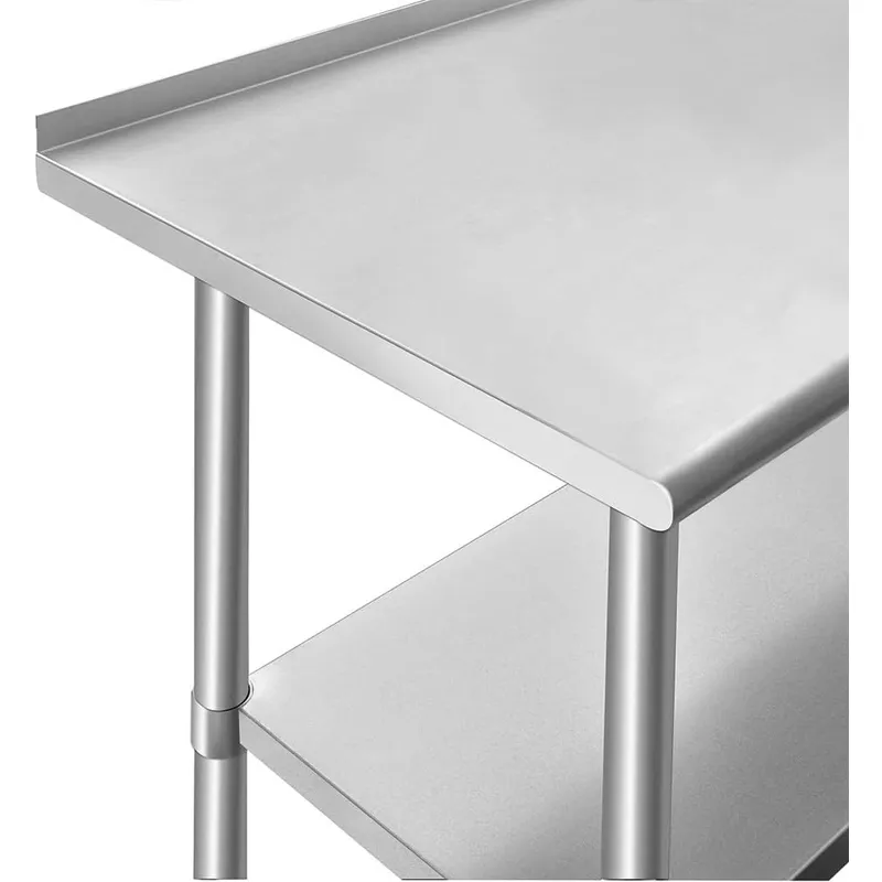 โต๊ะสแตนเลสสำหรับงานเตรียมอาหา - Commercial Kitchen Backsplash บทวิจารณ์และราคา