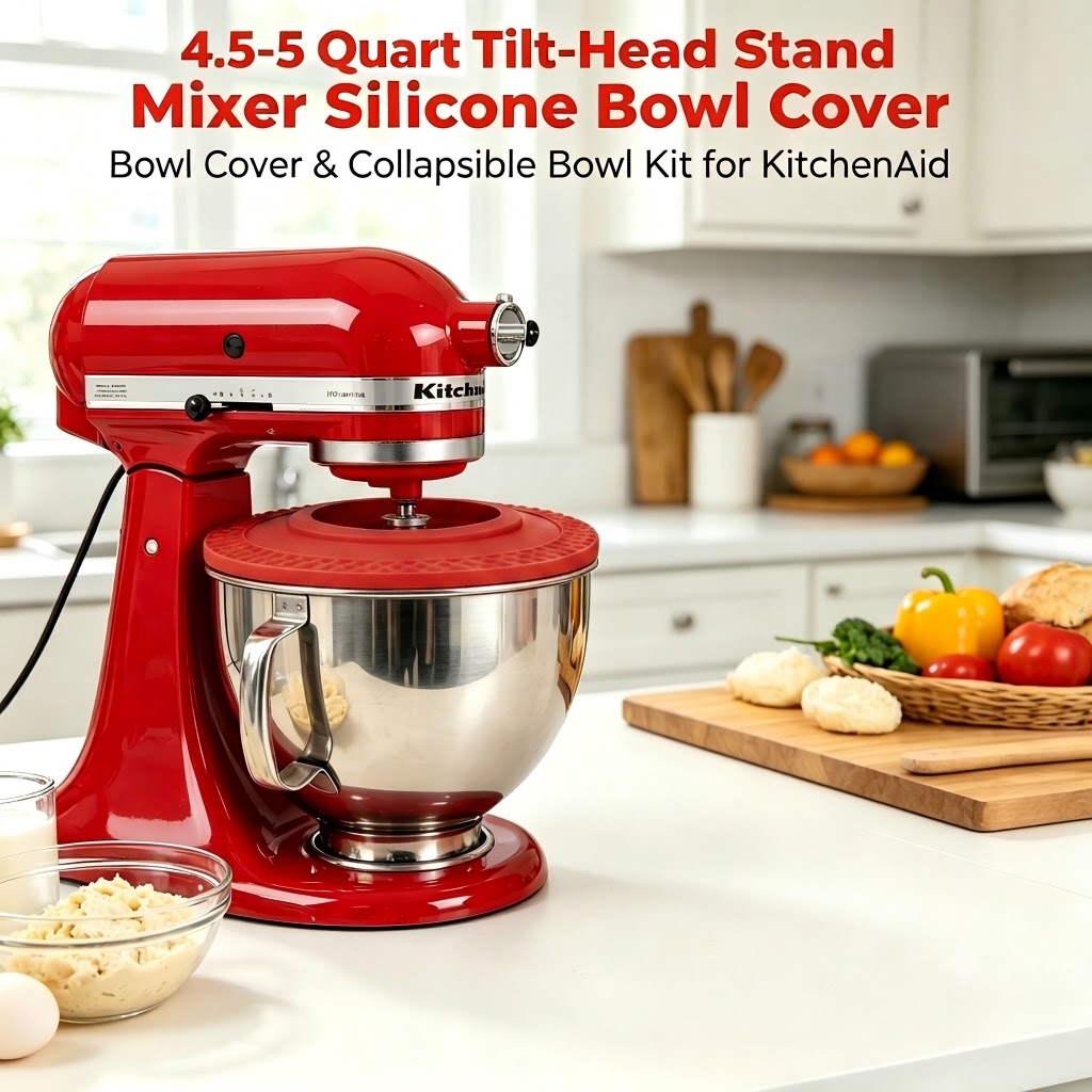 ฝาปิดชามซิลิโคนสำหรับเครื่องผส - Commercial Kitchen Aid Mixer บทวิจารณ์และราคา