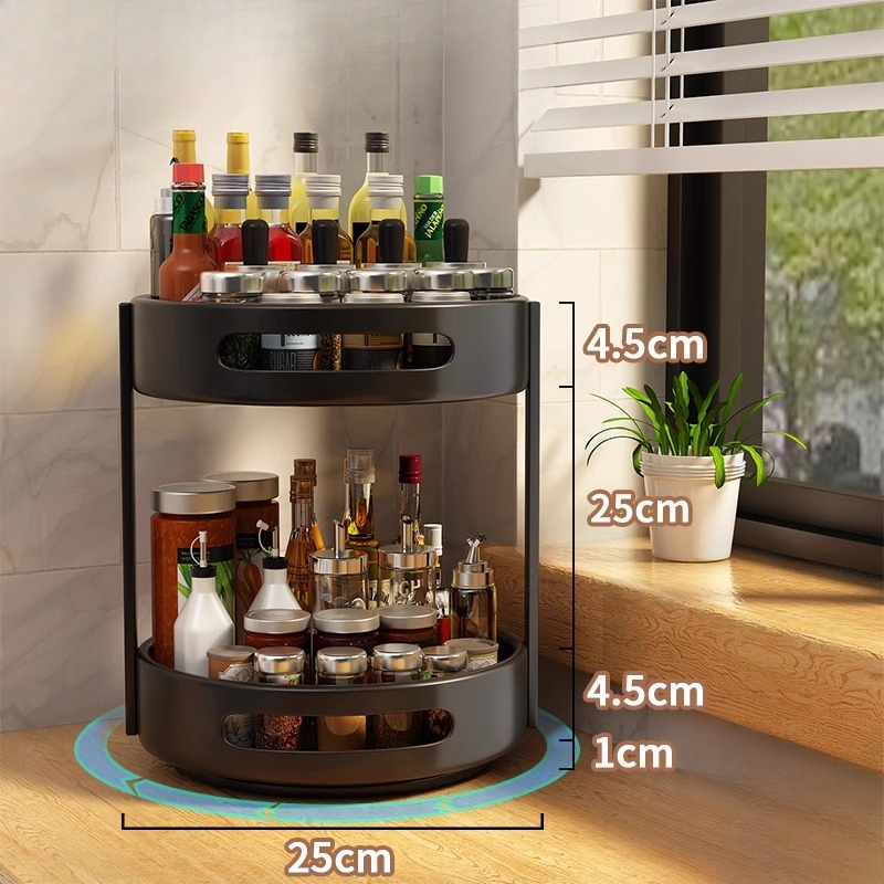 Double-Layer จัมโบ้หมุนผู้ถือเ - Commercial Kitchen Non Slip Flooring บทวิจารณ์และราคา