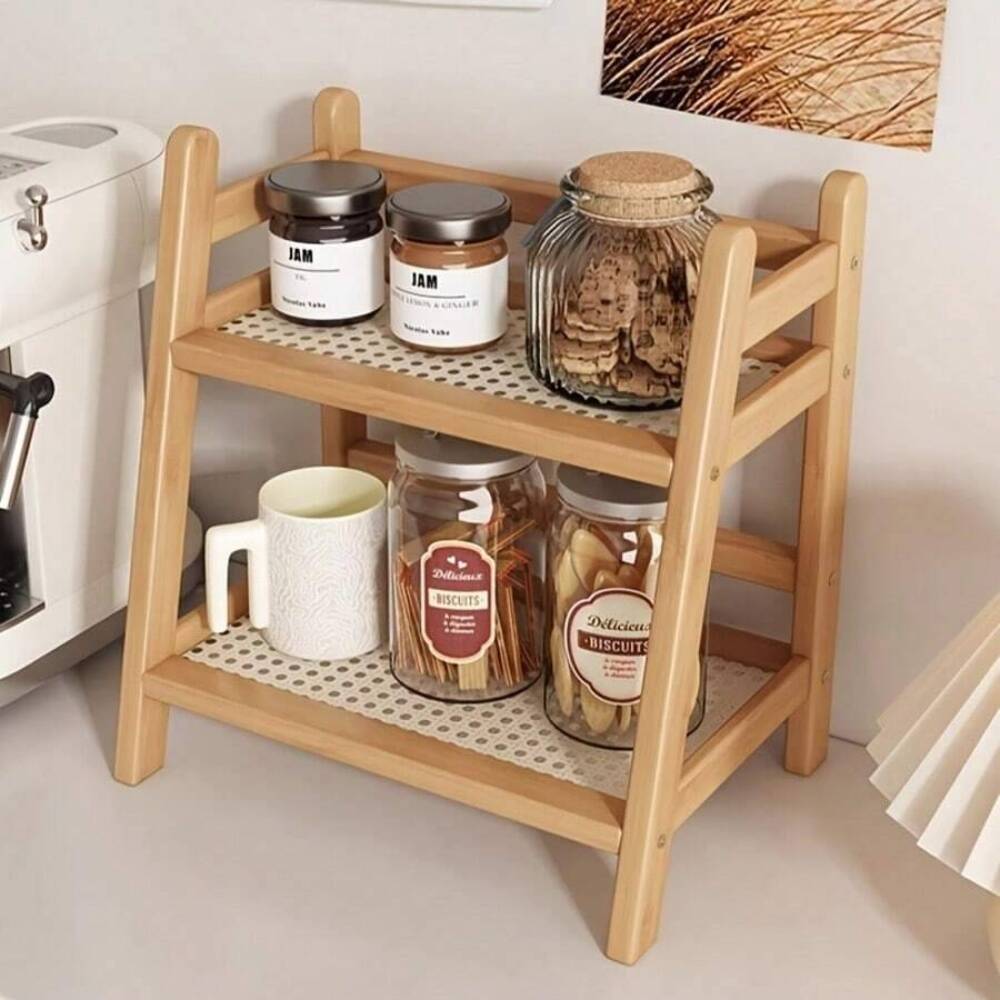 ชั้นวางของบนเคาน์เตอร์ไม้ไผ่ 2 - Commercial Kitchen Shed บทวิจารณ์และราคา