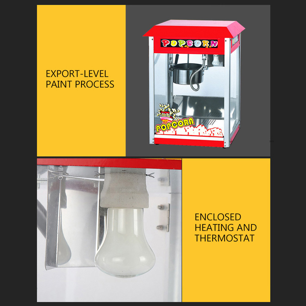 เครื่องทำข้าวโพดคั่วไฟฟ้าเชิงพ - Commercial Popcorn Machine บทวิจารณ์และราคา