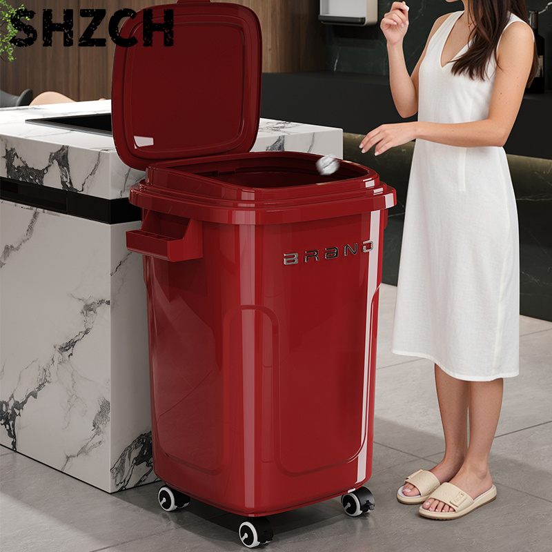 ถังขยะครัวขนาดใหญ่พร้อมล้อและฝ - Commercial Kitchen Needs บทวิจารณ์และราคา