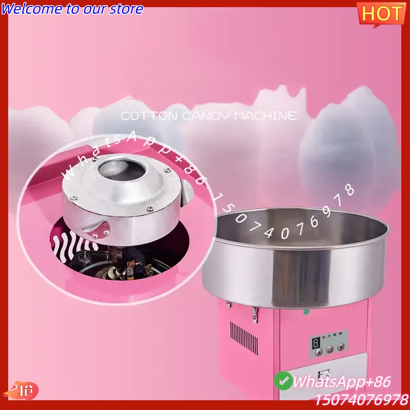 เครื่องทำสายไหมไฟฟ้าอัตโนมัติเ - Candy Floss Machine Commercial บทวิจารณ์และราคา