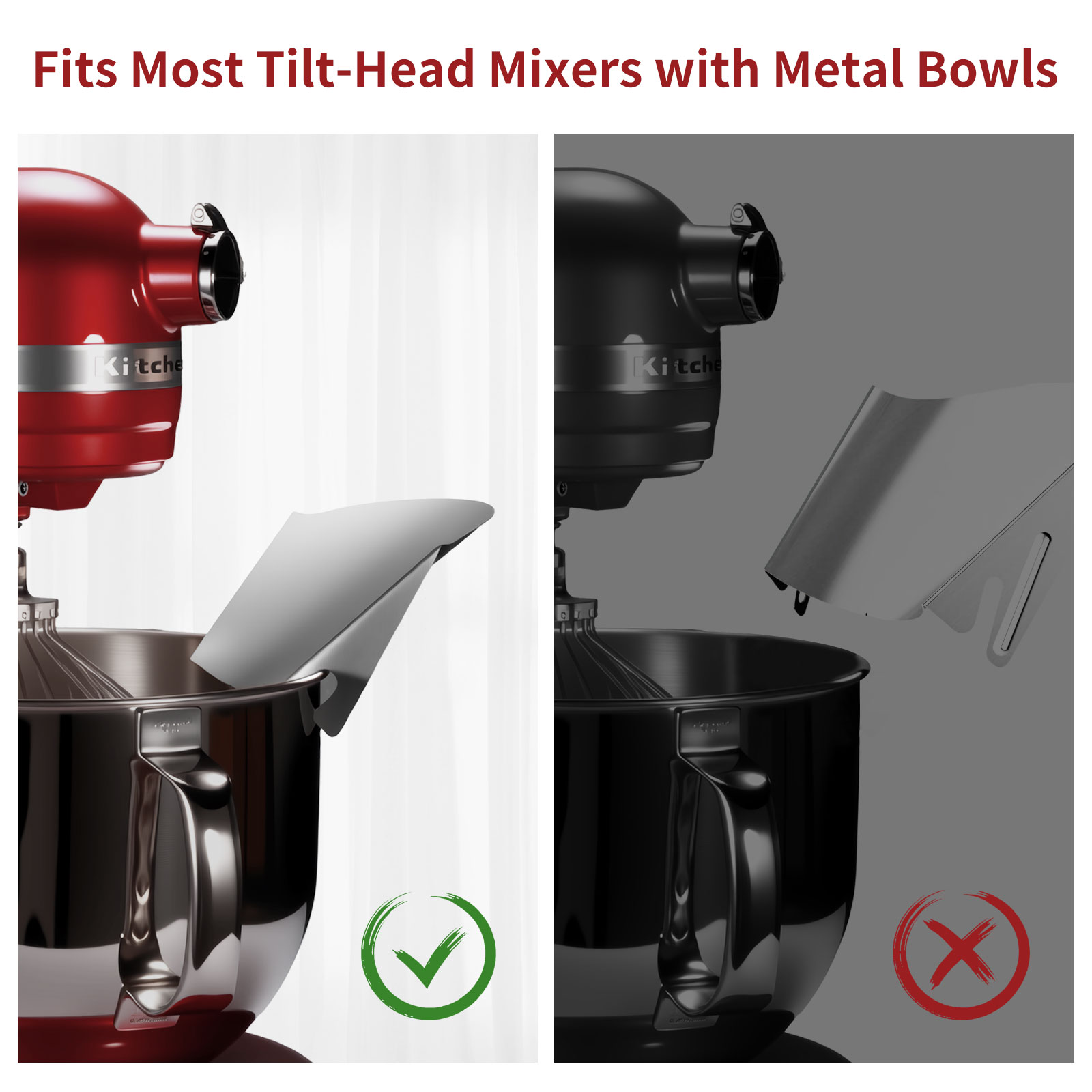ที่กันหกของเหลวสแตนเลส 1 ชิ้น  - Commercial Kitchen Aid Mixer บทวิจารณ์และราคา