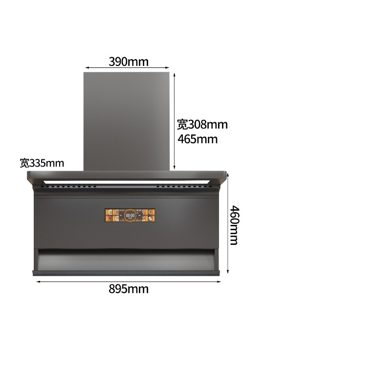 เครื่องดูดควันแบบติดตั้งด้านบน - Commercial Kitchen Vent Hood บทวิจารณ์และราคา