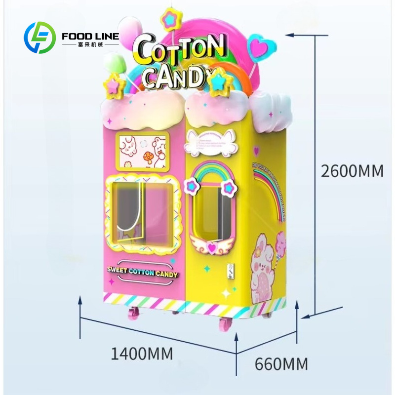 เครื่องจำหน่ายขนมสายไหมแบบปรับ - Candy Floss Machine Commercial บทวิจารณ์และราคา