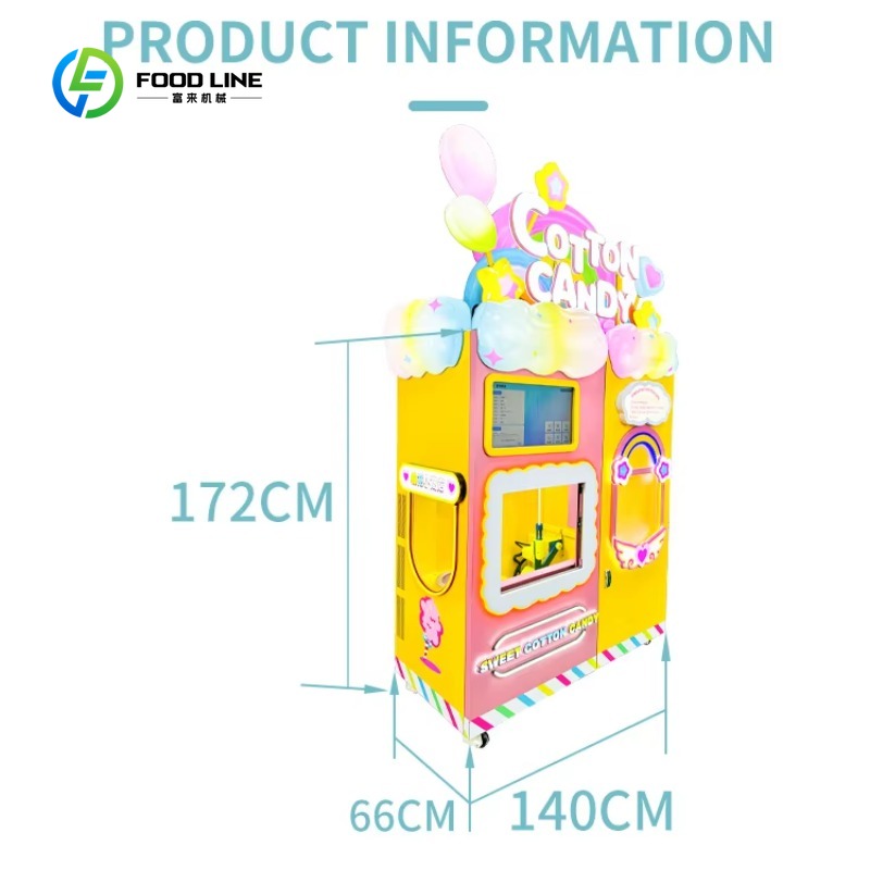 เครื่องจำหน่ายขนมสายไหมแบบปรับ - Candy Floss Machine Commercial บทวิจารณ์และราคา