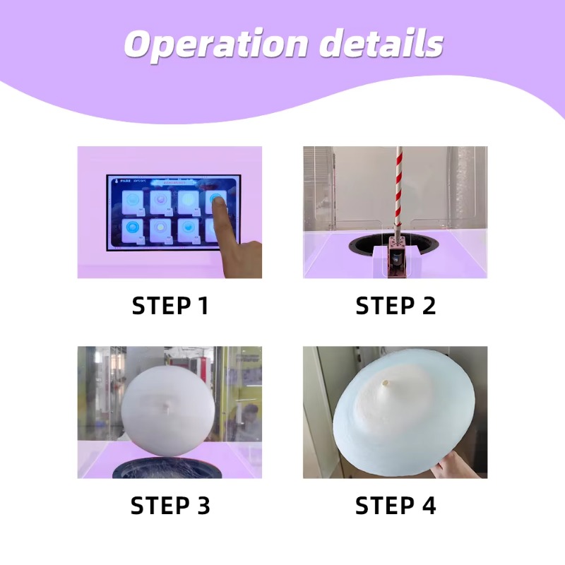 เครื่องทำสายไหมอัตโนมัติขนาดเล - Candy Floss Machine Commercial บทวิจารณ์และราคา